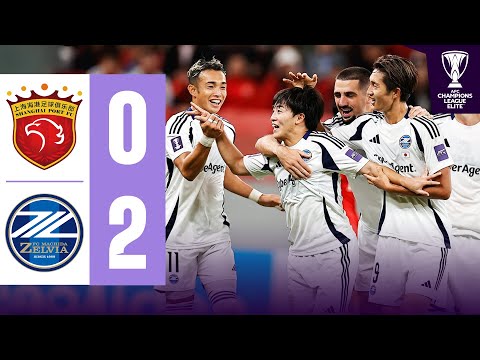 HISTORIC NIGHT for Machida Zelvia | Shanghai Port 🇨🇳 vs FC Machida Zelvia 🇯🇵 | Highlights ACL Elite™