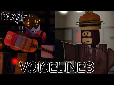 Forsaken Engineer & Spy Skin Voicelines #roblox #forsaken