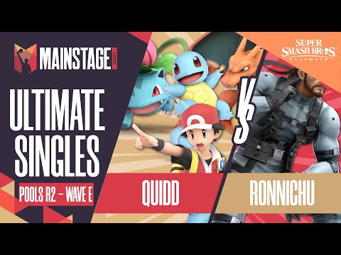 Quidd vs Ronnichu - SSBU Singles: Pools R2 Wave E - Mainstage 2021 | Pokemon Trainer vs Snake