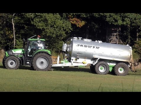 Joskin Modulo 2 + Deutz Fahr 6210 C Shift bei der Gülle Ausbringung