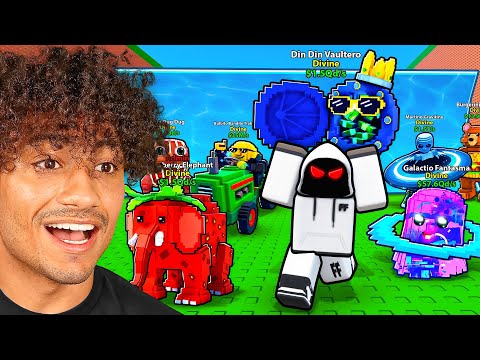 OWNER Gave Me INFINITE LUCK In Escape Tsunami For Brainrots..