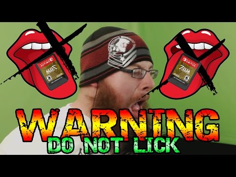 WARNING - DO NOT LICK SWITCH GAMES!!! GROSS, REVOLTING, DISGUSTING!!!