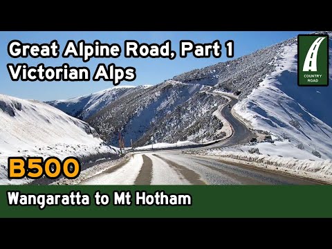 Driving the AMAZING Great Alpine Road, Pt 1 – Wangaratta to Mt Hotham via Bright [4K]