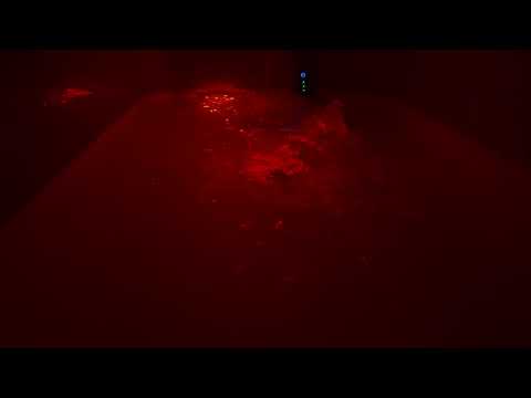 Bathtub Filling ASMR - Red Lights and Bath Jet - White Noise for Sleep
