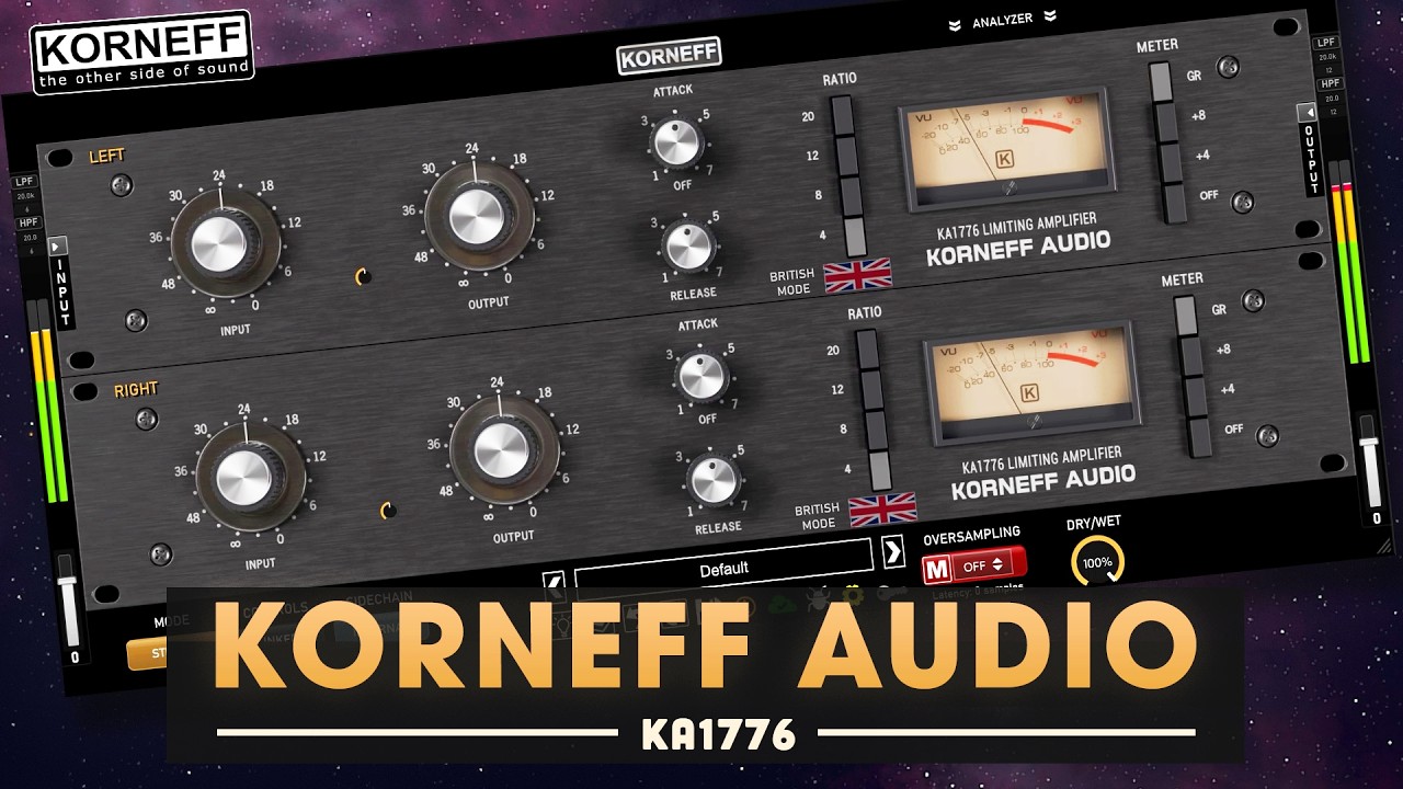 Iconic FET Compression: Korneff Audio KA1776 Demo (No Talking Playthrough)