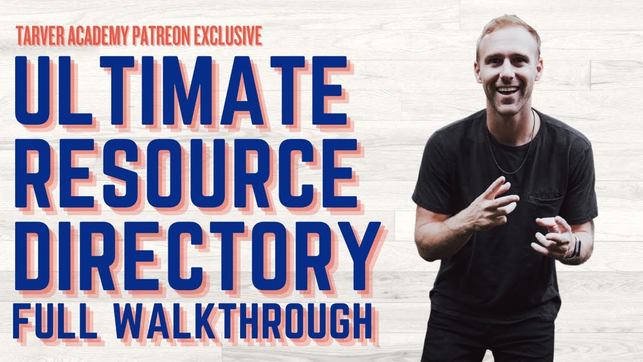 Ultimate Tarver Academy Resource Directory Walkthrough