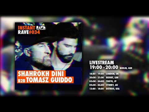 SHAHROKH DINI b2b TOMASZ GUIDDO @ Instant Rave #034 w/ Compost Records