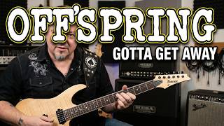 The Offspring Gotta Get Away Guitar Lesson + Tutorial