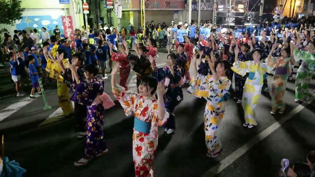 [4K 60p] 第50回やっさいもっさい踊り大会 泉水きもの教室&拓大紅陵