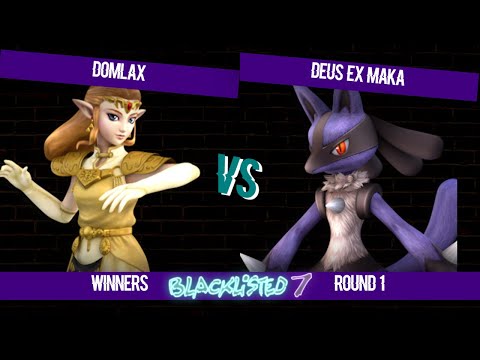 Blacklisted 7 WR1 - Domlax (Zelda) vs deus ex maka (Lucario)