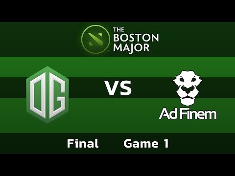 OG vs Ad Finem — Game 1 • Final — Boston Major
