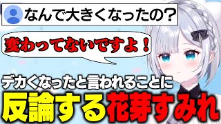 胸が大きくなったと言われることに反論する花芽すみれ【ぶいすぽ/切り抜き】