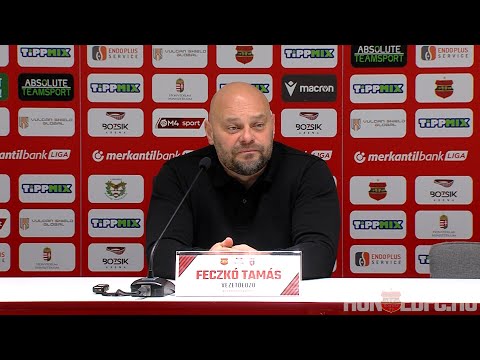Budapest Honvéd FC - Videoton FC Fehérvár 2-1(1-1), Feczkó Tamás sajtótájékoztatója