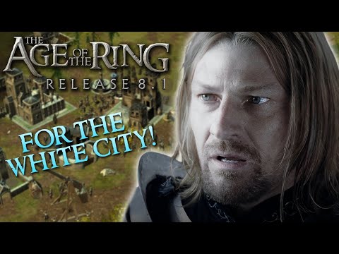 Age of the Ring mod 8.1 | Playing as GONDOR in a 4v4 | For the Withe City!