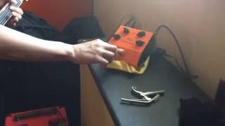 Video thumbnail for Lovetone - Big cheese fuzz quick demo/ gretsch black falcon - vintage Vox ac30 tbx (mid 90's) by tonemaster1