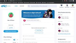 How to set up Your Class in GetEpic!