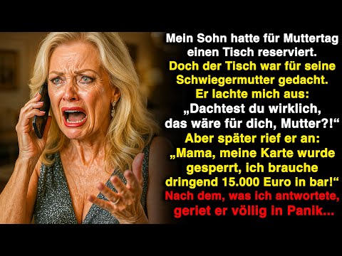 Er lud seine Schwiegermutter zum Muttertag ein – doch um Mitternacht flehte er mich an…