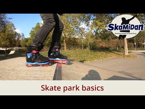 Skatepark Basics - Learn Your First Steps - Skating At The Skatepark - Aggressive Inline Basics #01