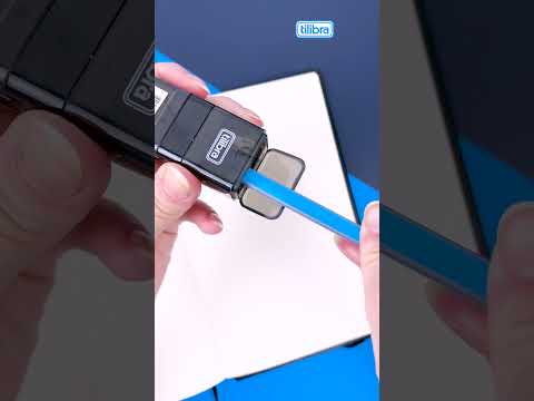 Vídeo do produto Apontador 1 Furo com Depósito e Borracha Double