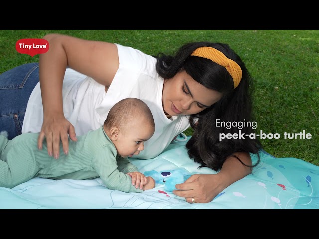 Vídeo relacionado con Tiny Love El mundo submarino Alfombra infantil plegable, manta picnic impermeable, tamaño XXL 140x113cm ideal como manta gateo bebe, colección Treasure the Ocean