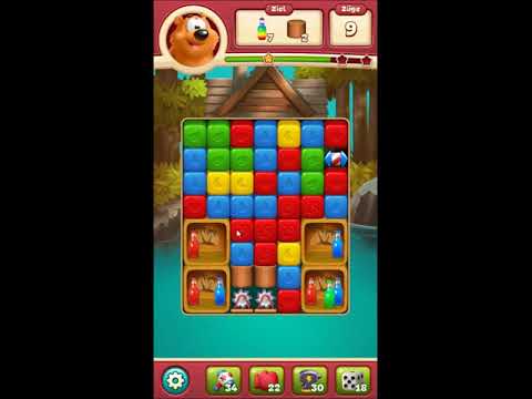 Toon Blast Level 2203 - NO BOOSTERS 🐻🐺🐱 | SKILLGAMING ✔️