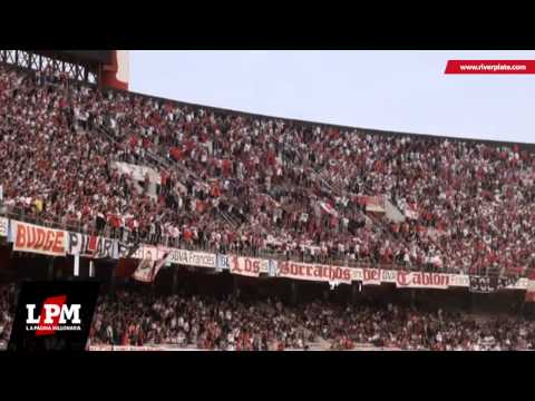 "Siempre borracho yo vengo a alentar - River vs Arsenal - Torneo Final 2014" Barra: Los Borrachos del Tablón • Club: River Plate