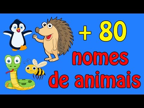 O som dos animais + de 80 nomes de animais em português