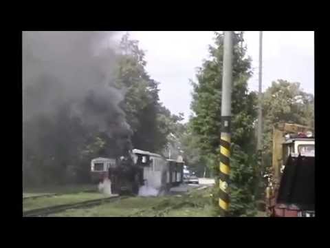 Steamlocomotive  of jindrichuv Hradec railway Czech(July 2000)1蒸気機関車　インドルジフーフ　フラデツ鉄道　チェコ（2000年7月）1