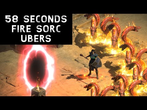 [D2R] 58 Seconds Hydra Sorc Ubers (To be continued)