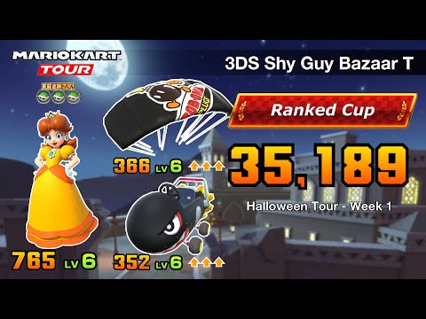 Nonstop Combo on 3DS Shy Guy Bazaar T | Ranked Cup | Mario Kart Tour