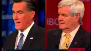 Romney on Negative Attacks Against Newt- Politics Ain&#39;t Bean Bag