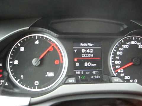 Audi A4 2.0 TDI 0 - 120 km/h