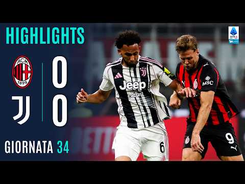 Video highlights della Milan vs Juventus (0 a 0) - Giornata 34 - Fantacalcio e fantamedie