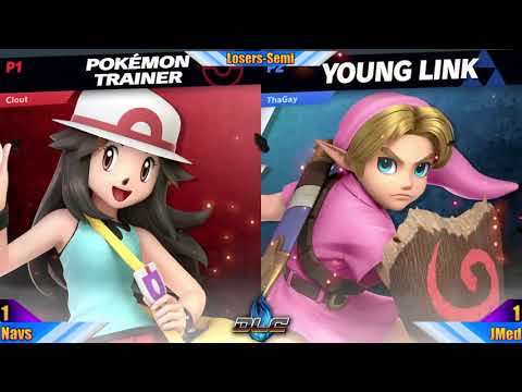 Ultimate SmashaPalooza #10: Losers - JMed (Roy) vs Navs (Pokemon Trainer)