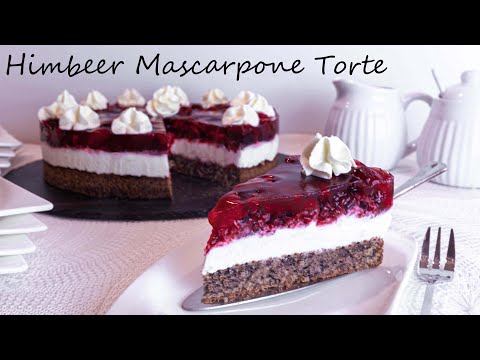 wer Himbeeren mag, wird diese Torte lieben | Himbeer Mascarpone Torte | schmeckt einfach himmlisch