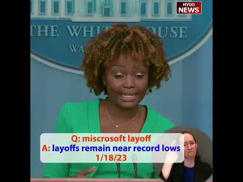 Q: Miscrosoft layoff A: layoffs remain near record lows