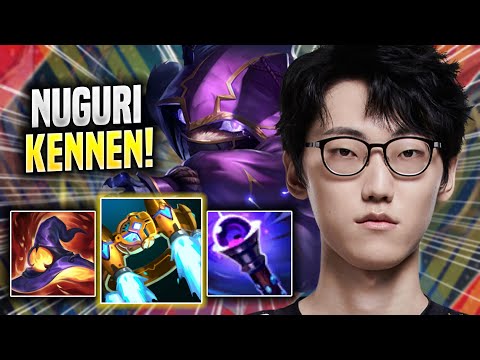 NUGURI IS A GOD WITH KENNEN! - DK Nuguri Plays Kennen TOP vs Fiora! | Season 2022