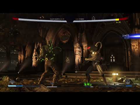 Injustice 2 Combat Swimmer Black Manta VS Bane Single Fight