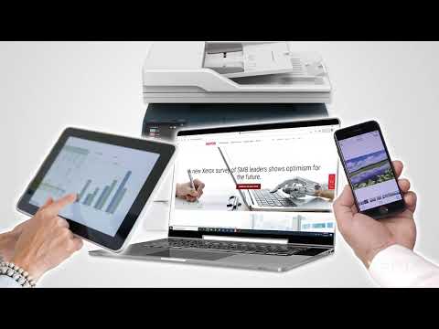 Spausdintuvas XEROX B225, Baltos/Pilkos spalvos video