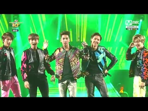 [HD] B1A4 - Lies 거짓말 & Fantastic Baby | SPECIAL STAGE @ M! Countdown (140724)