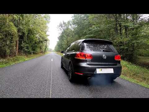 Golf 💥 VW GOLF 6 GTD 2.0 TDI 170cv 2010💥🔹ECHAPPEMENT SUR MESURE🔹Ligne complète sans fap