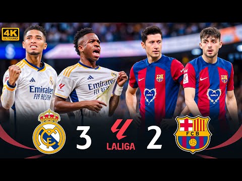 Real Madrid destroys Barcelona with a last-minute remontada 💥 Epic 4K🔥 match highlights – MUST WATCH