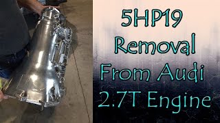 2002 Audi S4: Ep. 147 - Separating 5HP19 from 2.7T - part 1