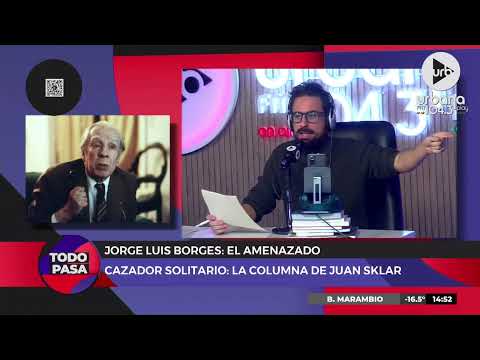 #CazadorSolitario: Jorge Luis Borges, el amenazado | Juan Sklar en #TodoPasa