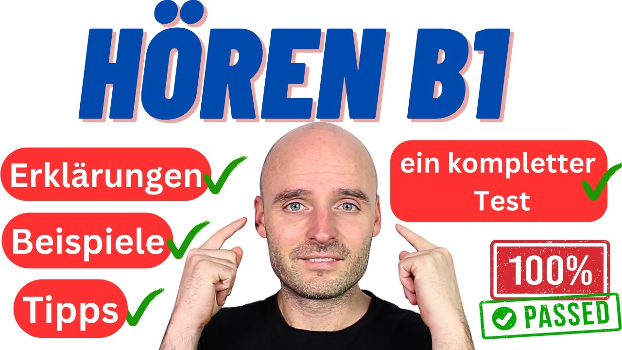 B1 Hörverstehen | So bestehst du den Test! 💪