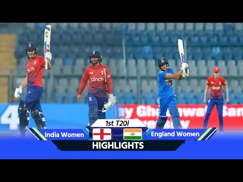 IND W vs ENG W 1st T20 Highlights | India Women vs England Women 1st T20 Highlights