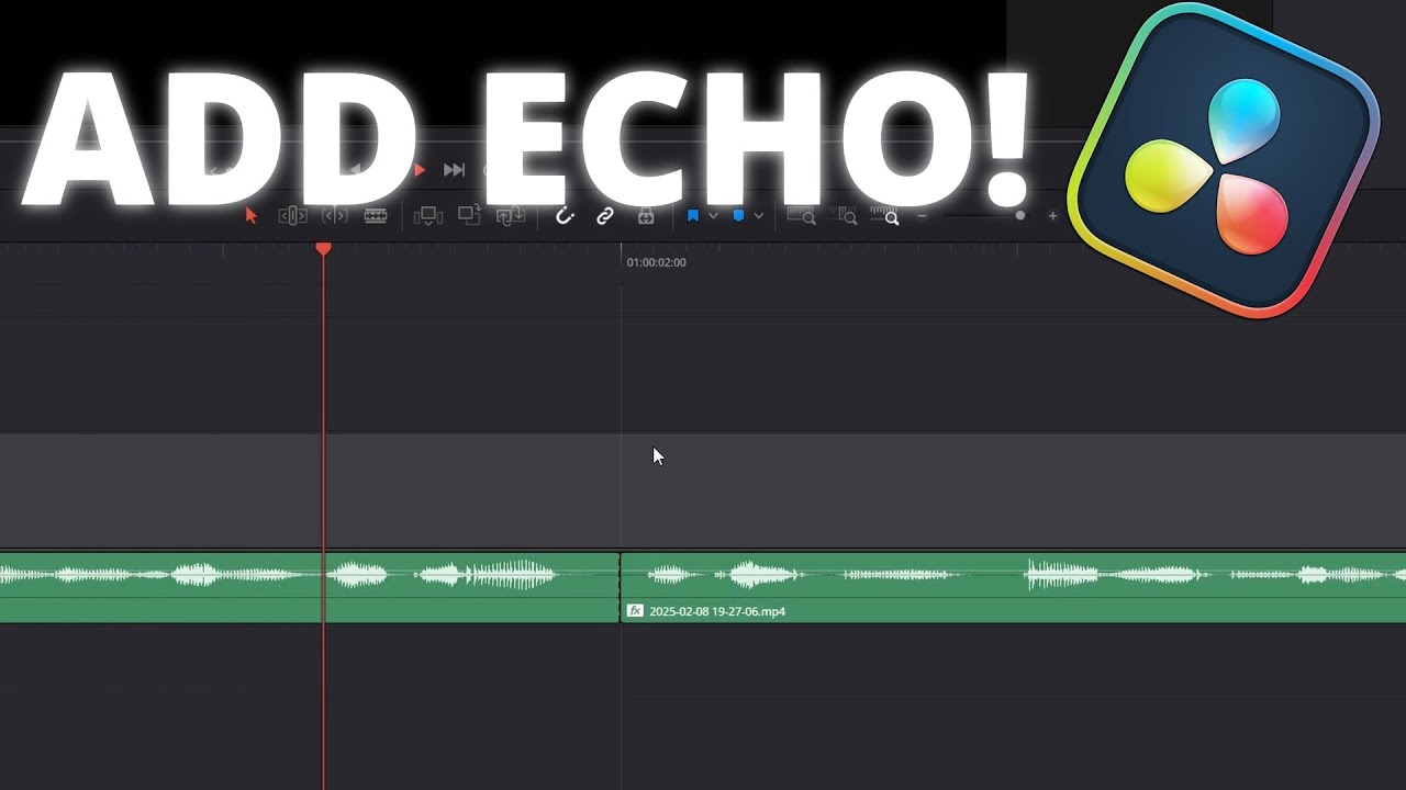 Add Echo effect to your audio! l Davinci Resolve 19