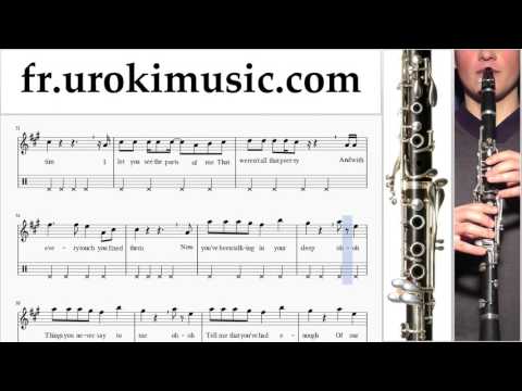 Cours de Clarinette Pink - Just Give Me A Reason Partie#2 Partitions Mélodie Сhansons Tuto Comment