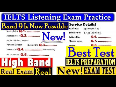IELTS LISTENING PRACTICE TEST 2025 WITH ANSWERS | 31.07.2025