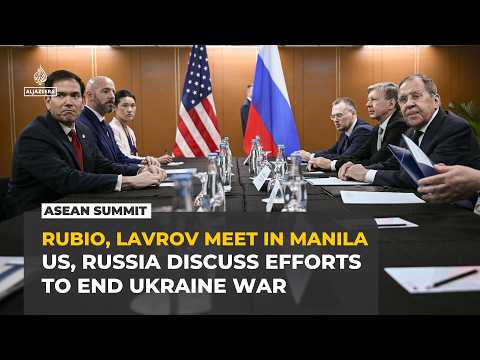 Top US and Russian diplomats discuss Ukraine war in Manila